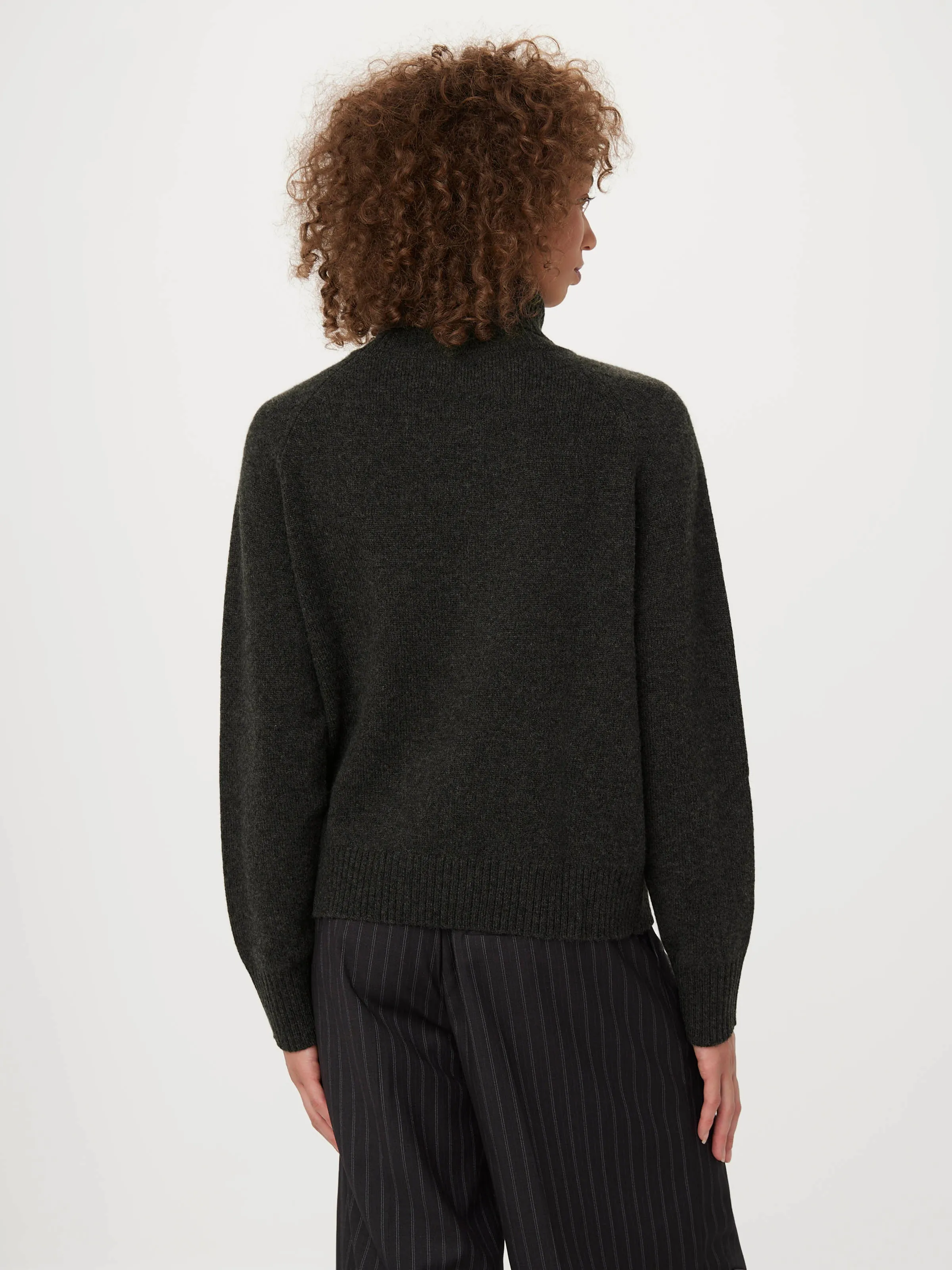 The Yak Wool Turtleneck in Charcoal Grey sold by Frank & Oak product image thumbnail 4
