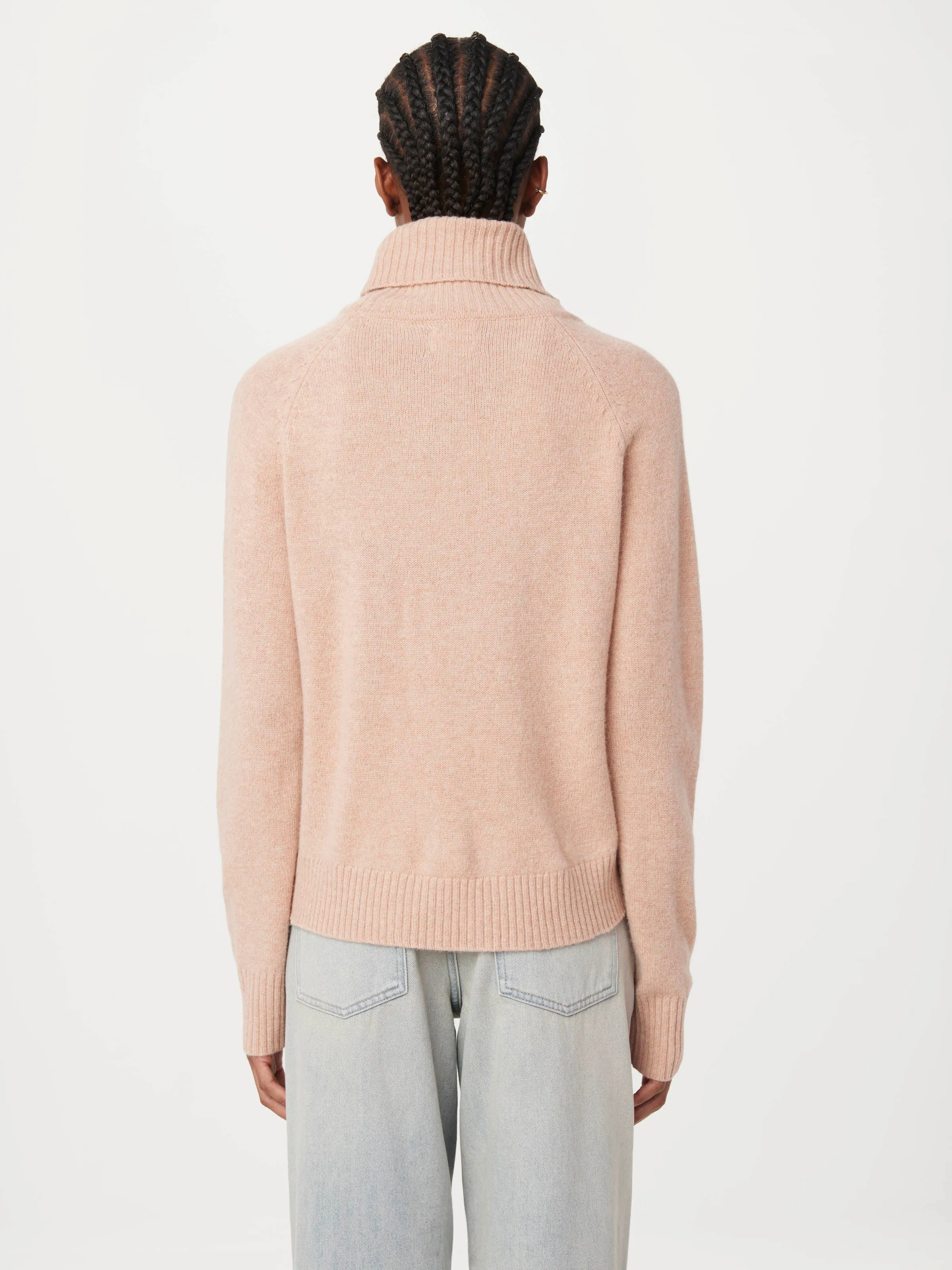 The Yak Wool Turtleneck in Blush Pink sold by Frank & Oak product image thumbnail 4