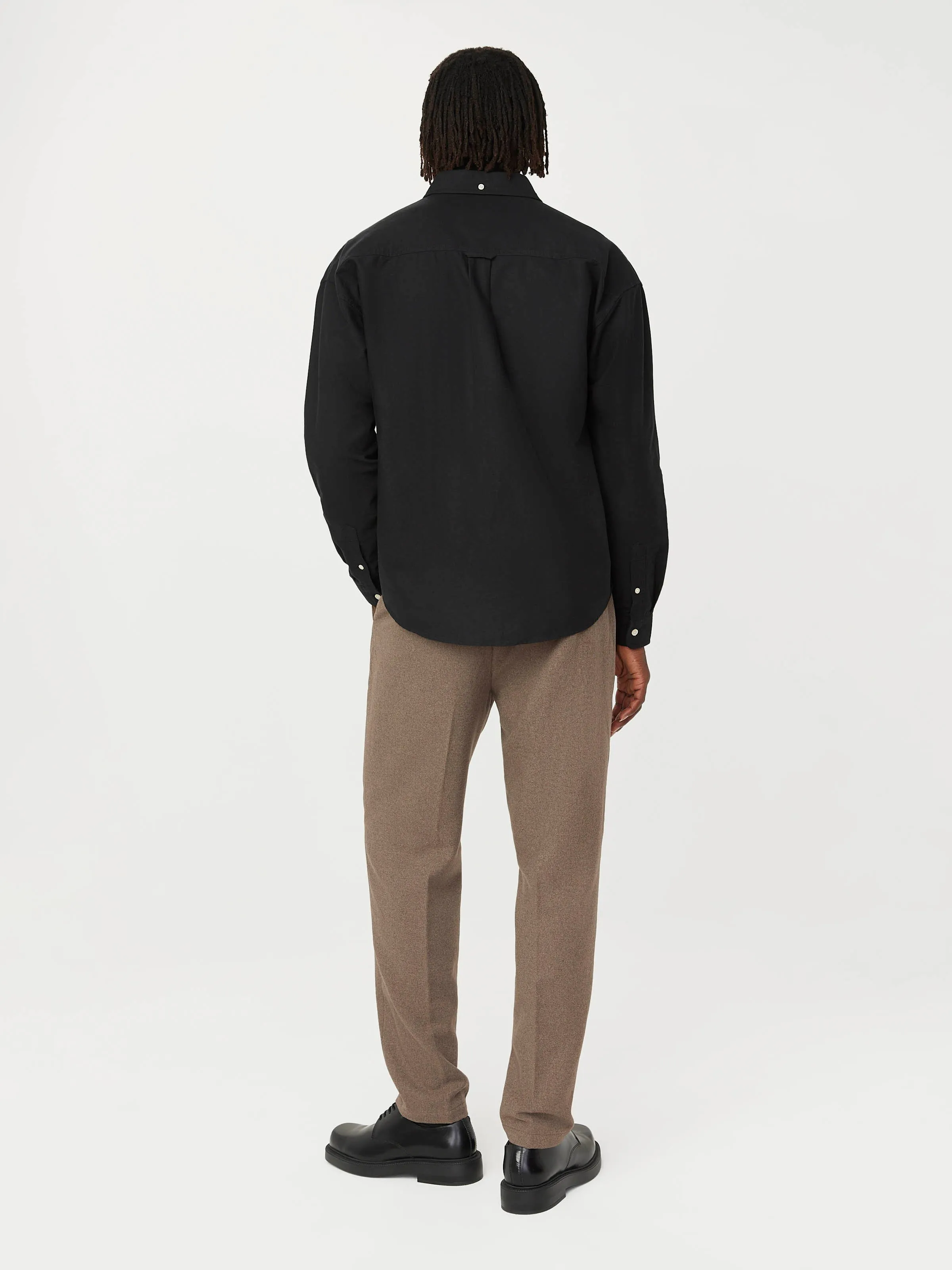 The Loose Oxford Shirt in Black sold by Frank & Oak product image thumbnail 3