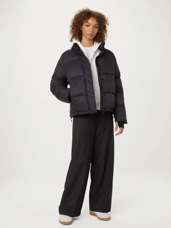 The Boreal Puffer Jacket in Black made by Frank & Oak