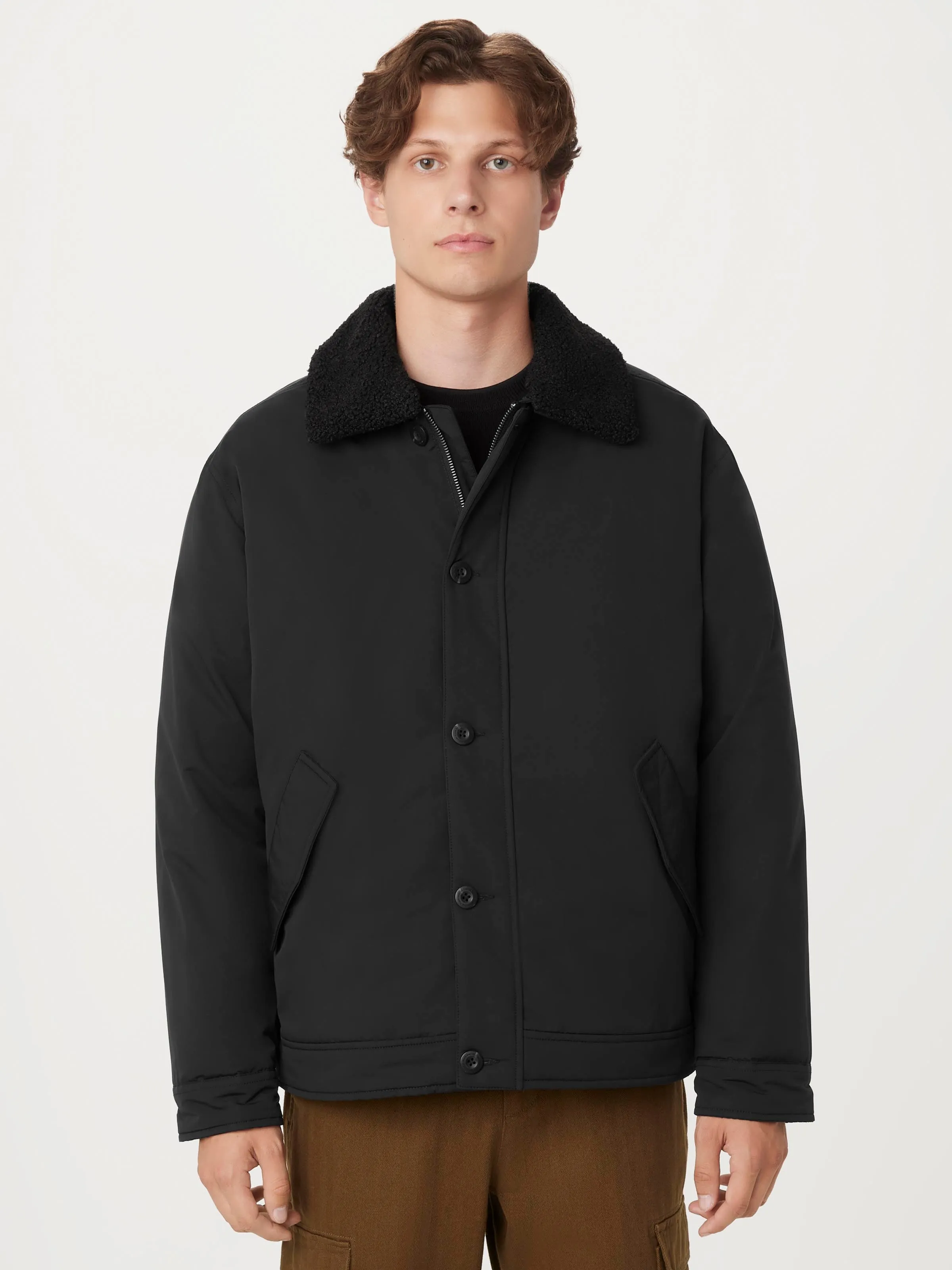 The Aviator Jacket in Black sold by Frank & Oak product image thumbnail 2