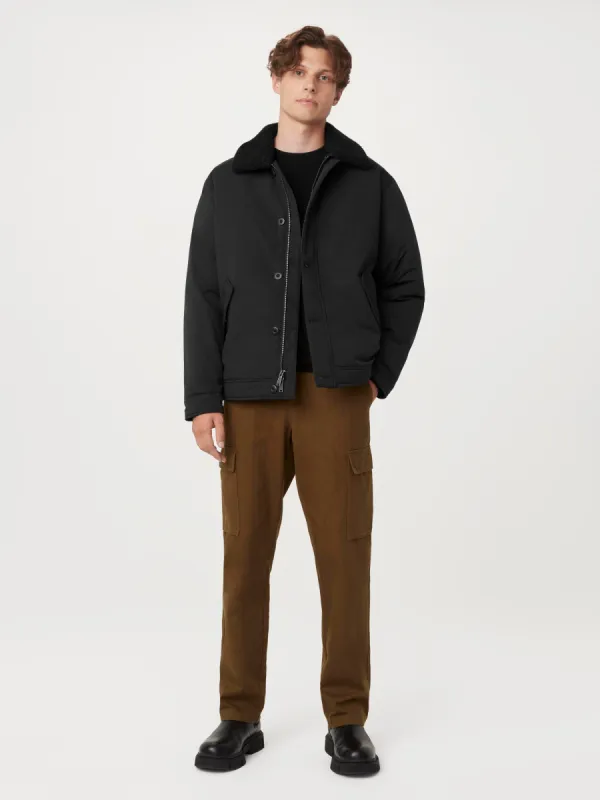 The Aviator Jacket in Black sold by Frank & Oak