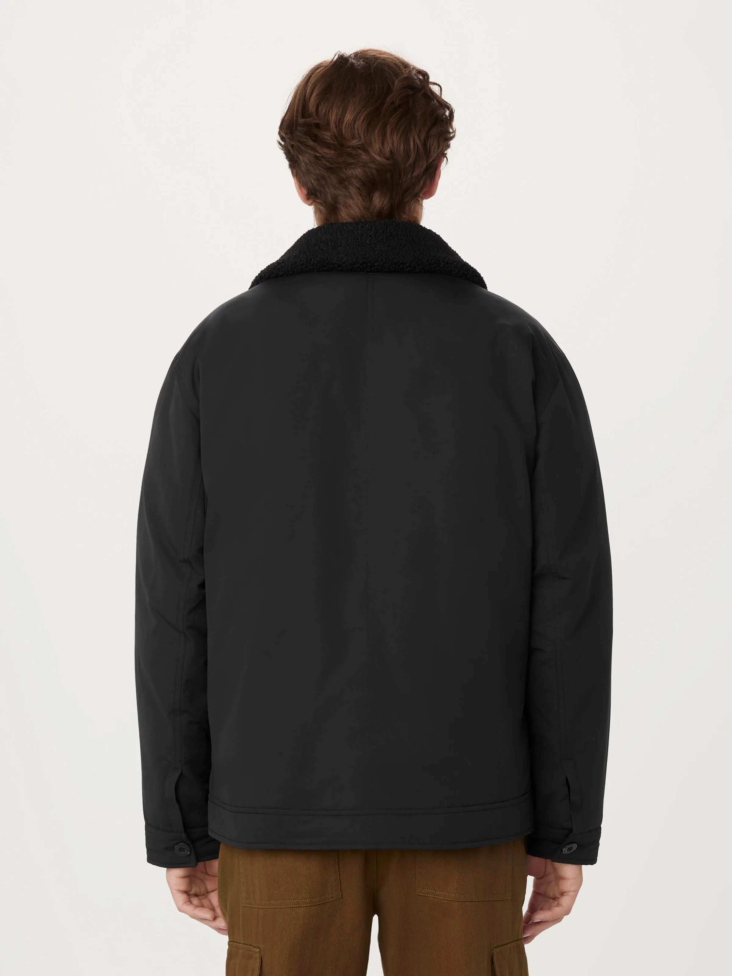 The Aviator Jacket in Black sold by Frank & Oak product image thumbnail 3