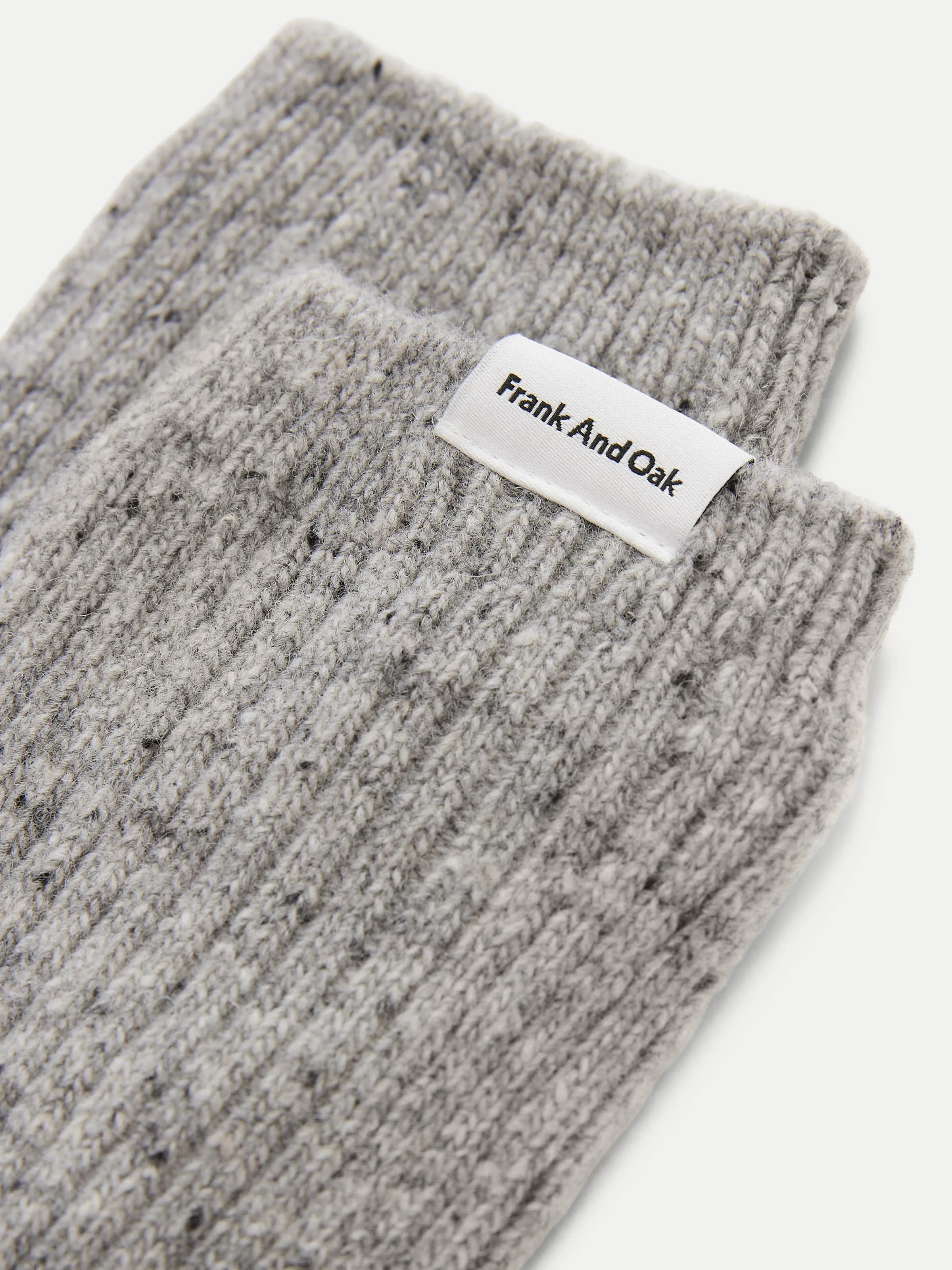 The Donegal Winter Socks in Grey sold by Frank & Oak product image thumbnail 3