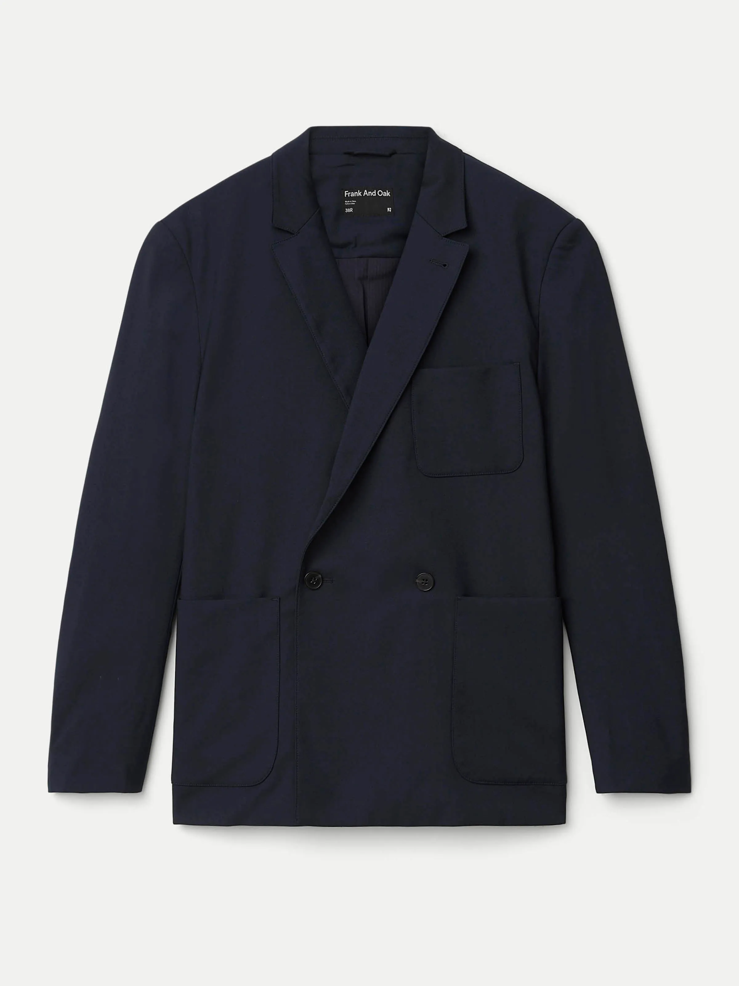 The Double Breasted Jacket in Deep Blue sold by Frank & Oak product image thumbnail 5