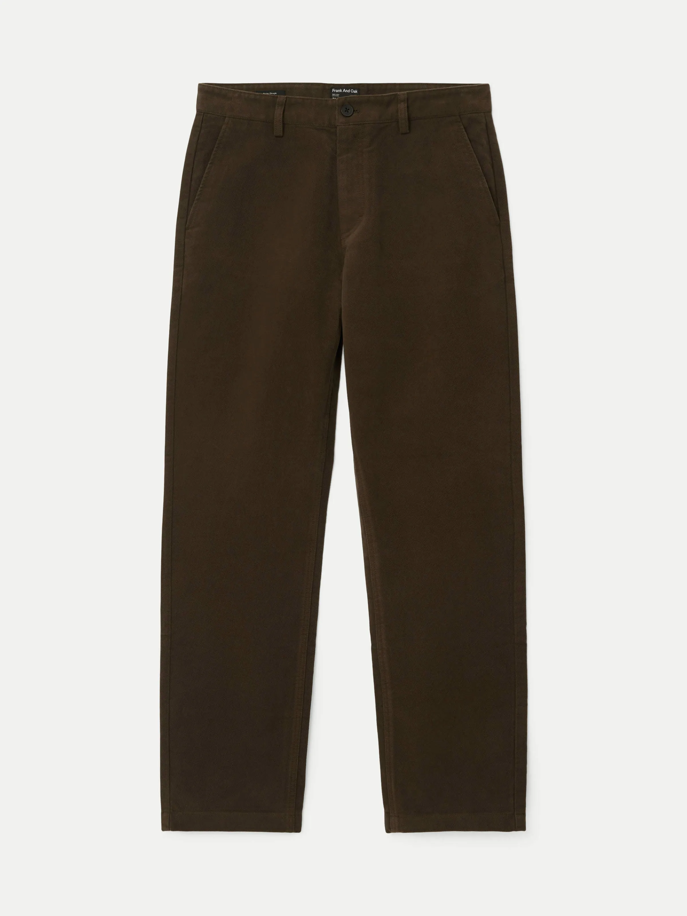 The Joey Straight Moleskin Pant in Dark Taupe sold by Frank & Oak product image thumbnail 5