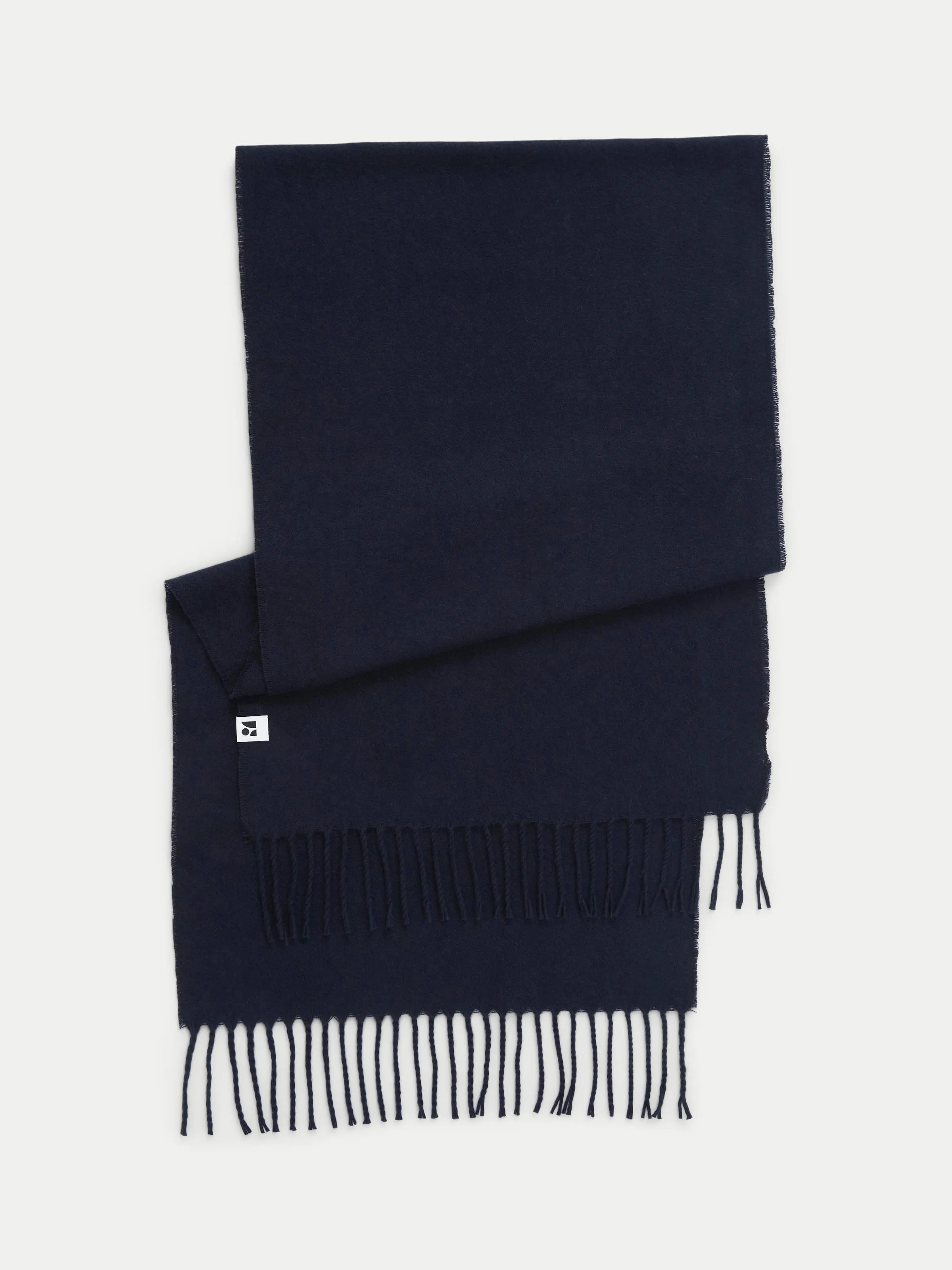 The Solid Scarf in Deep Blue sold by Frank & Oak