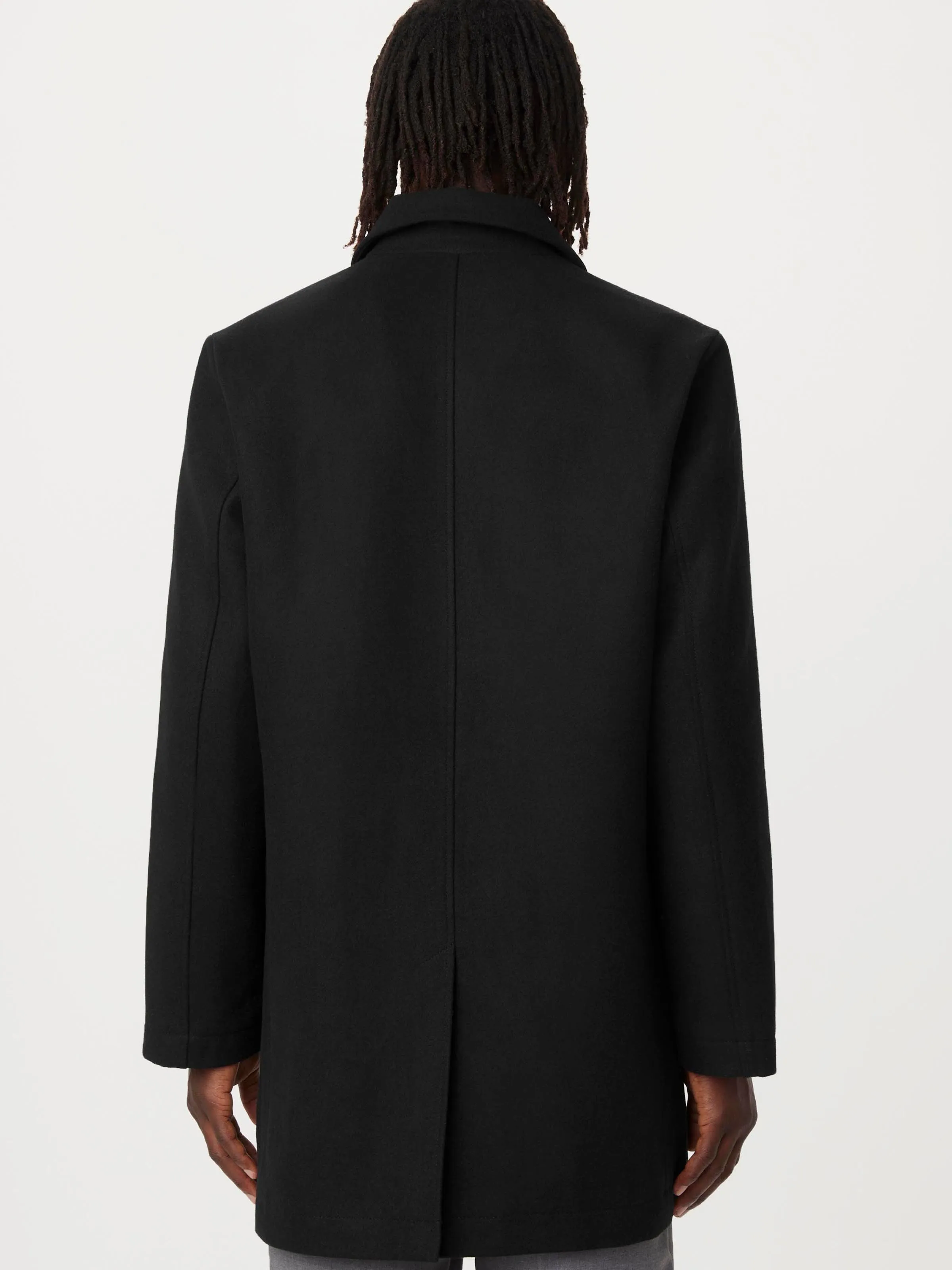 The Smith Mac Topcoat in Black sold by Frank & Oak product image thumbnail 5