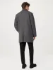 The Smith Mac Topcoat in Charcoal Grey sold by Frank & Oak