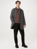 The Smith Mac Topcoat in Charcoal Grey sold by Frank & Oak