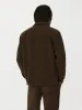 The Moleskin Overshirt in Dark Taupe sold by Frank & Oak