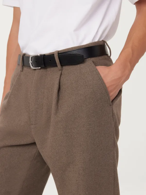 The Classic Belt in Black made by Frank & Oak