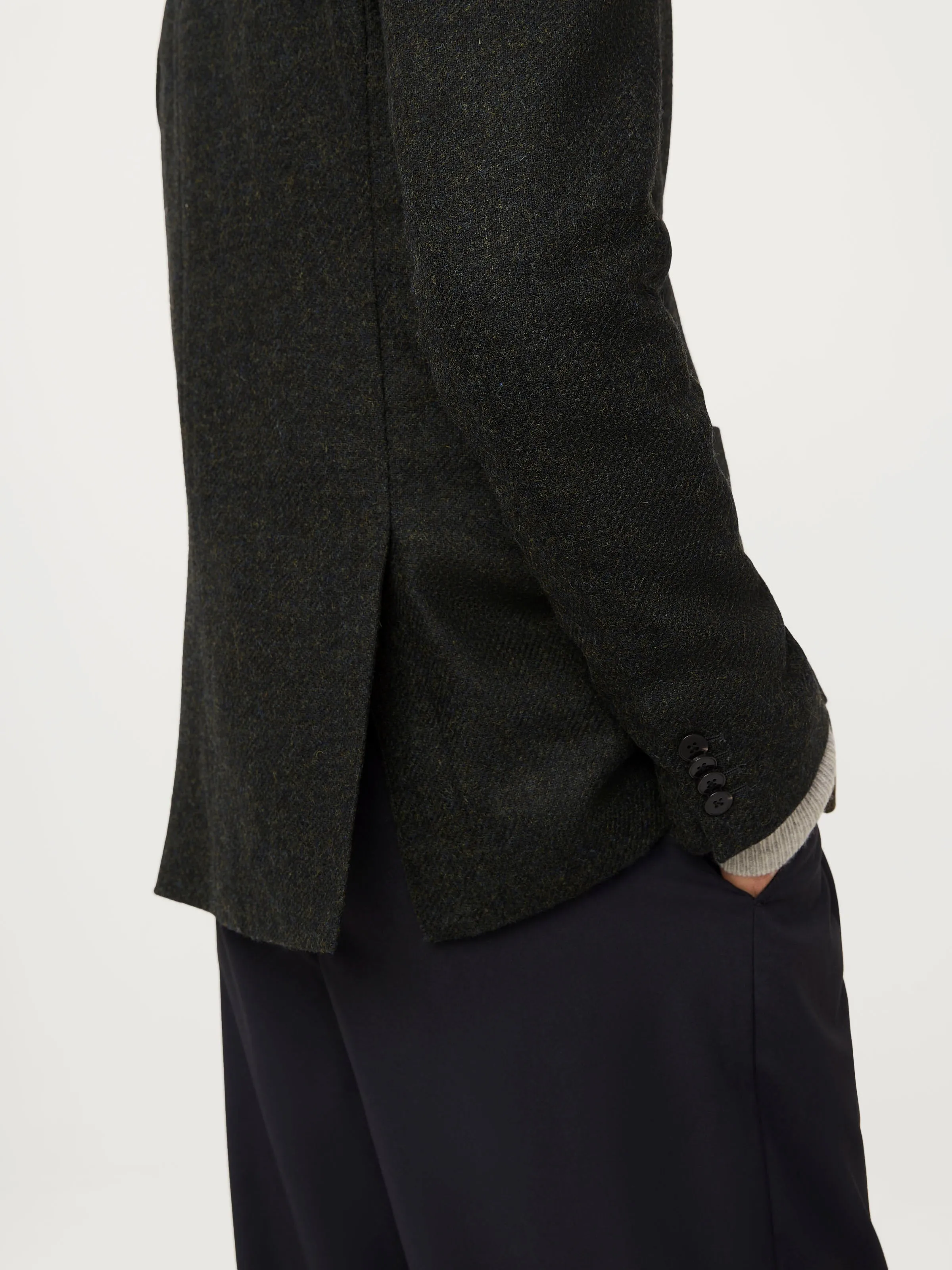 The Moon Heritage Blazer in Dark Green sold by Frank & Oak product image thumbnail 4