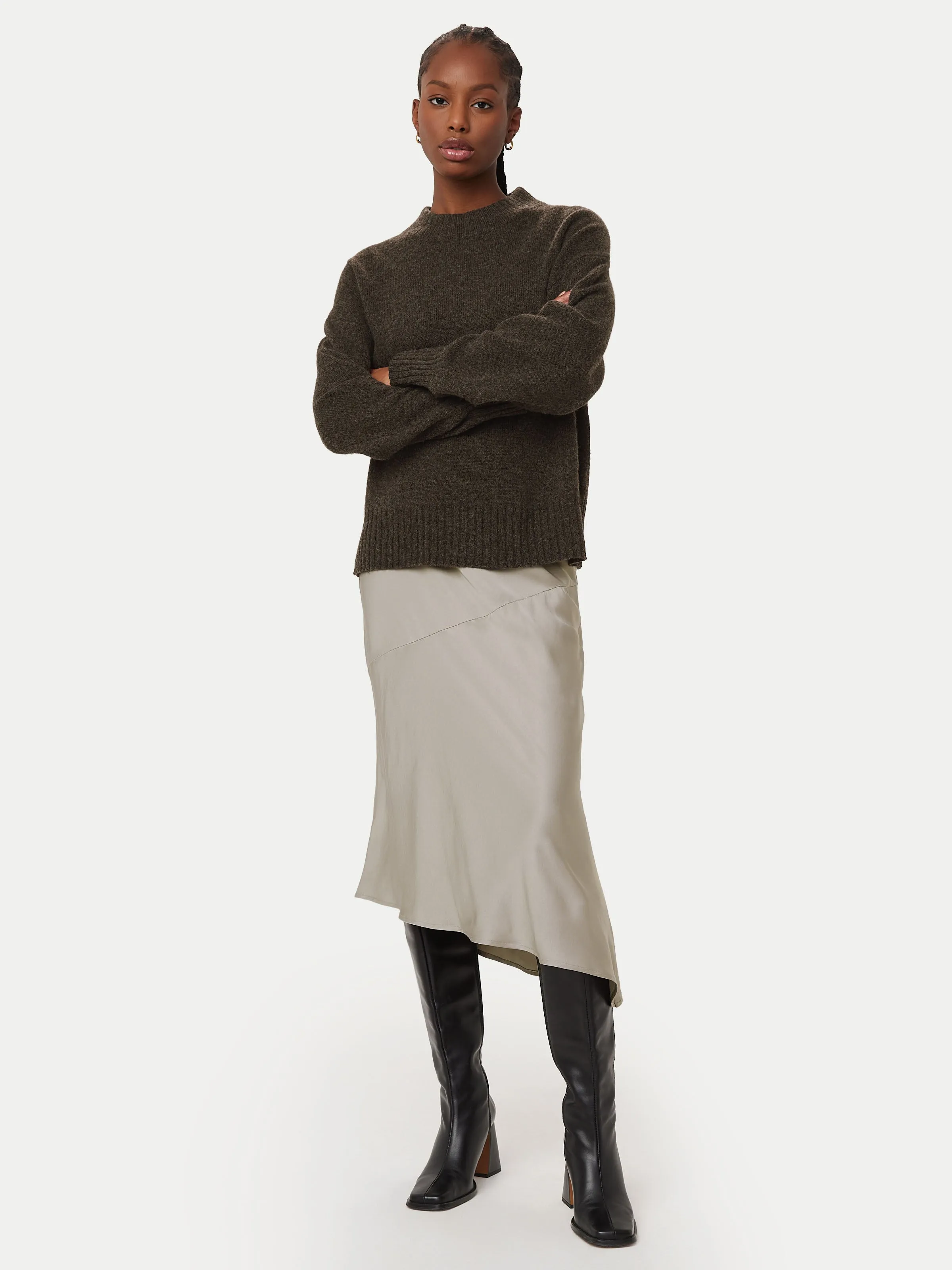 The Yak Wool Crewneck  in Charcoal Grey sold by Frank & Oak product image thumbnail 2