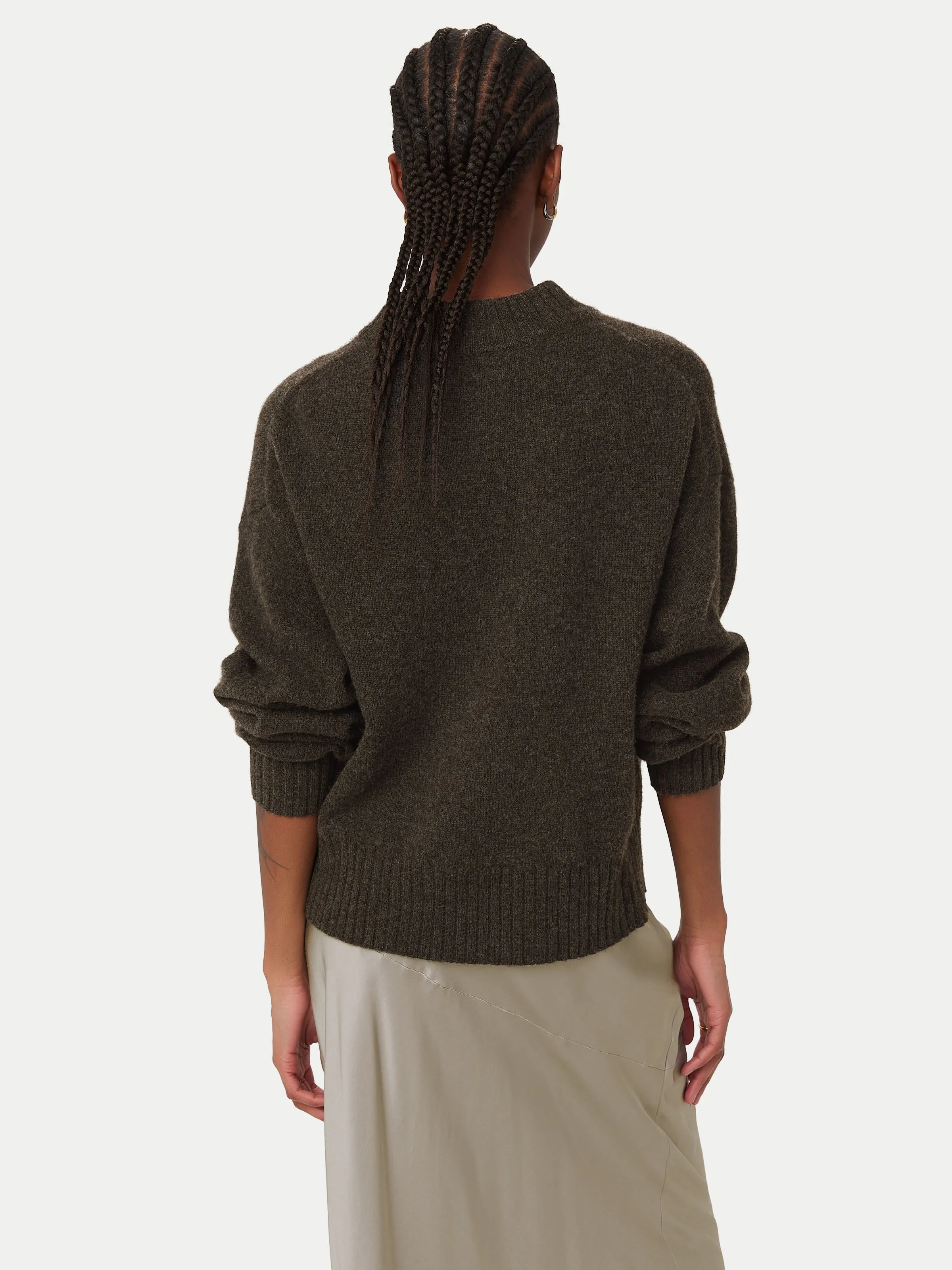 The Yak Wool Crewneck  in Charcoal Grey sold by Frank & Oak product image thumbnail 3