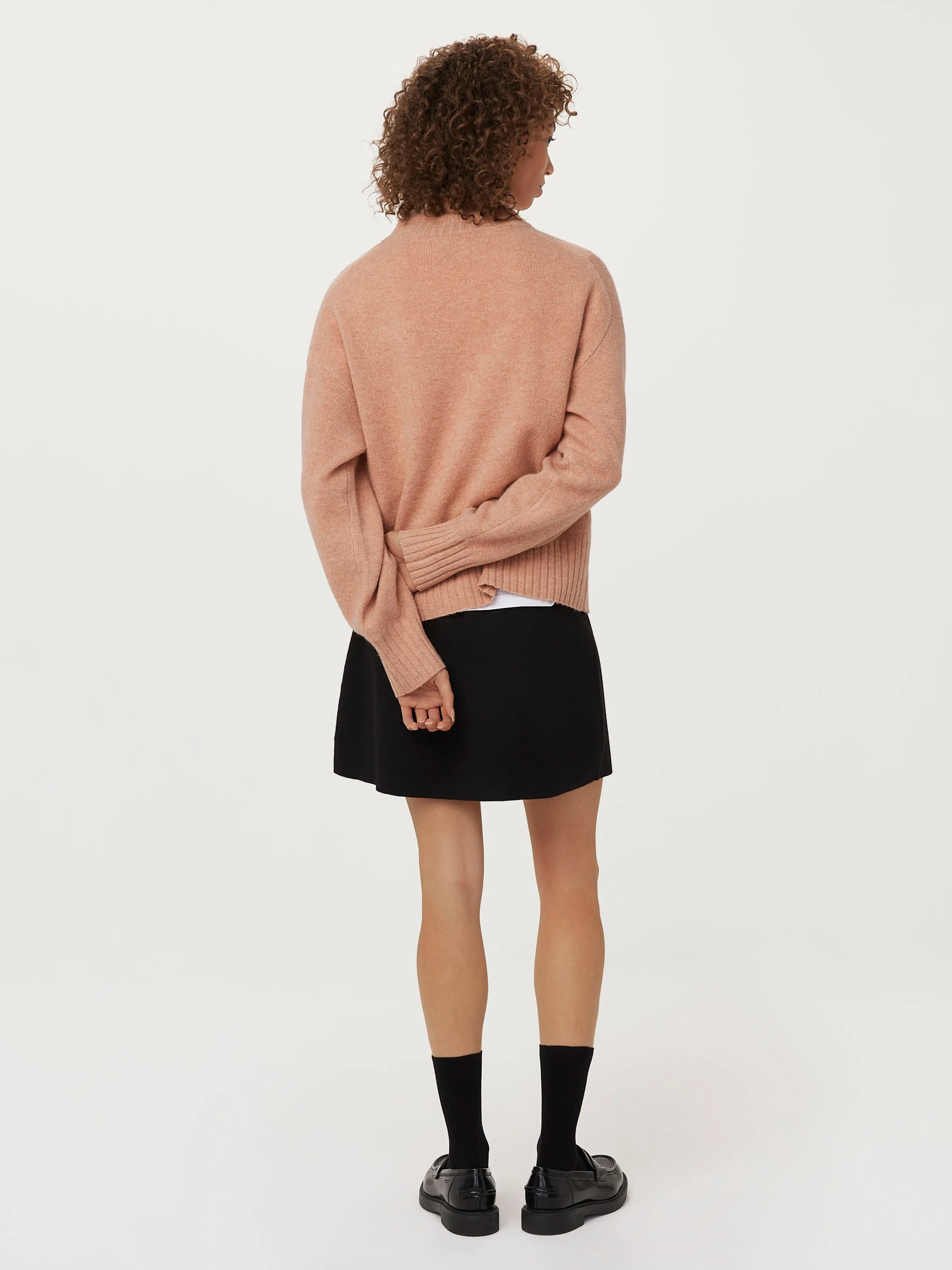 The Yak Wool Crewneck in Blush Pink sold by Frank & Oak product image thumbnail 3