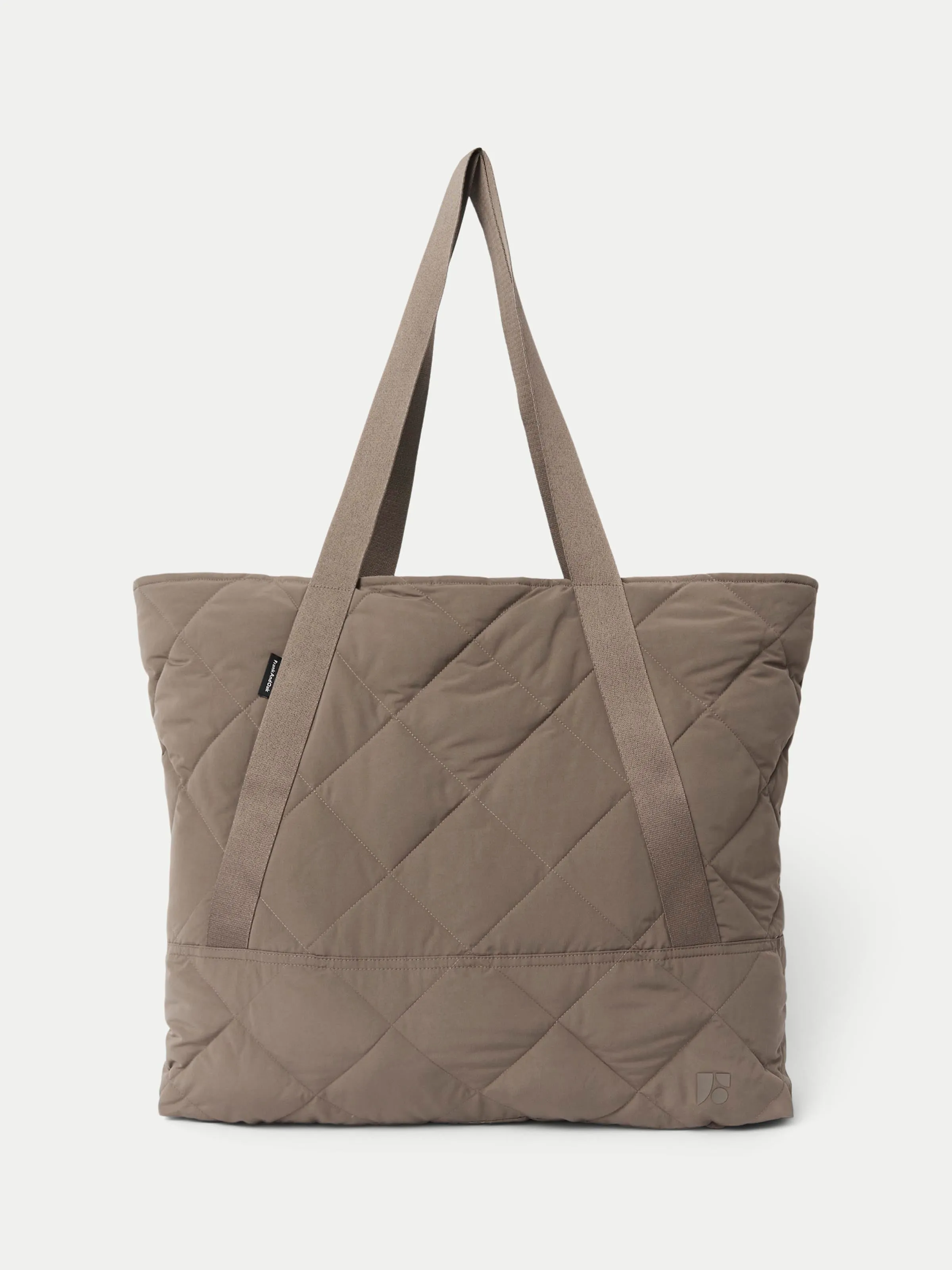 The Skyline Tote Bag in Dark Taupe sold by Frank & Oak