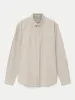 The Jasper Oxford Shirt in Light Greige sold by Frank & Oak