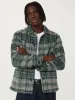 The Fuzzy Overshirt in Forest Green sold by Frank & Oak