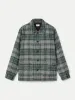 The Fuzzy Overshirt in Forest Green sold by Frank & Oak