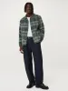 The Fuzzy Overshirt in Forest Green sold by Frank & Oak