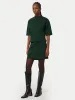 The Double Knit Mini Skirt in Pine Grove sold by Frank & Oak