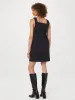 The Twill Pinafore Dress in Dark Navy sold by Frank & Oak