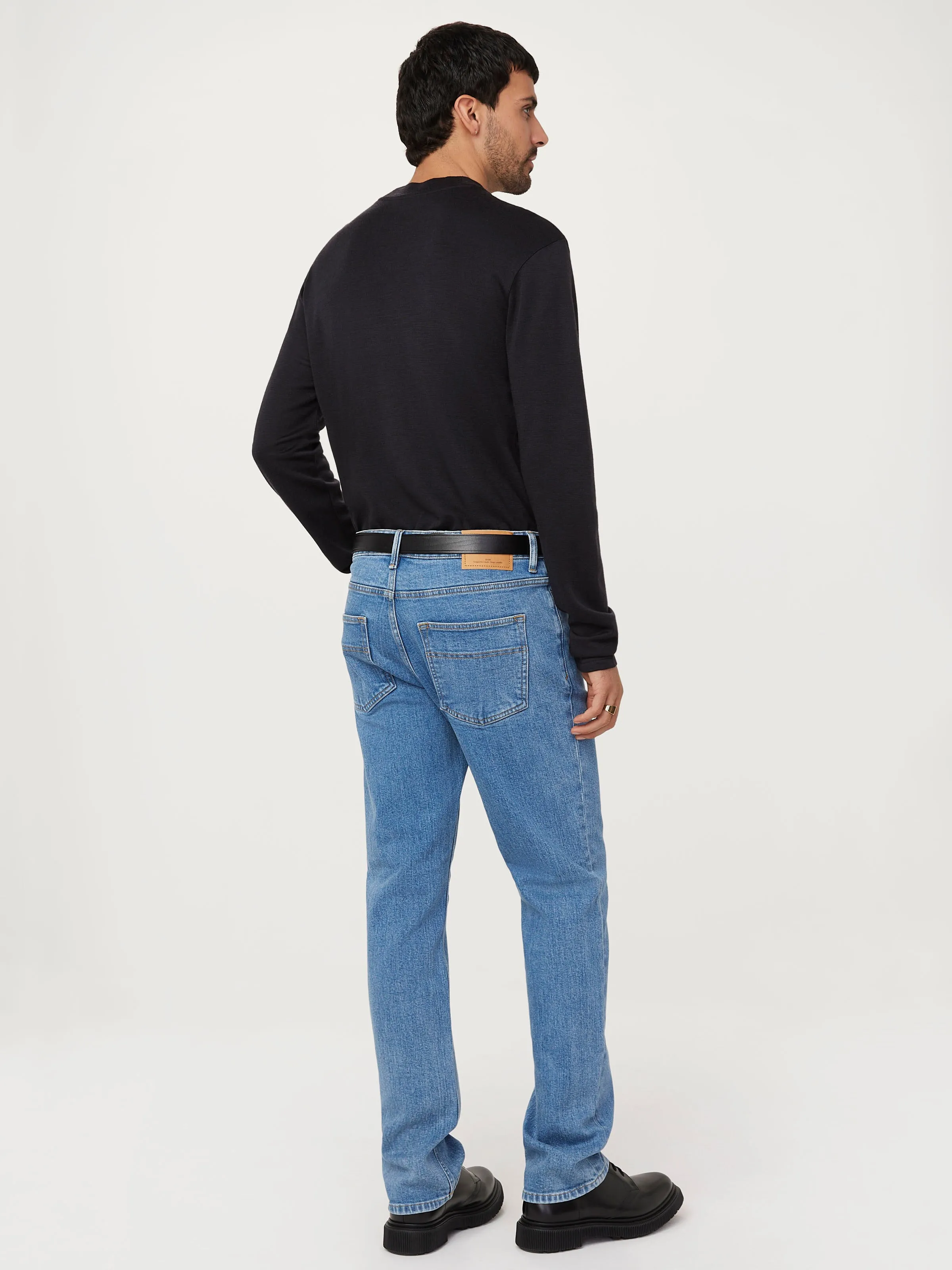 The Merino Wool Mock Neck in Washed Black sold by Frank & Oak product image thumbnail 3