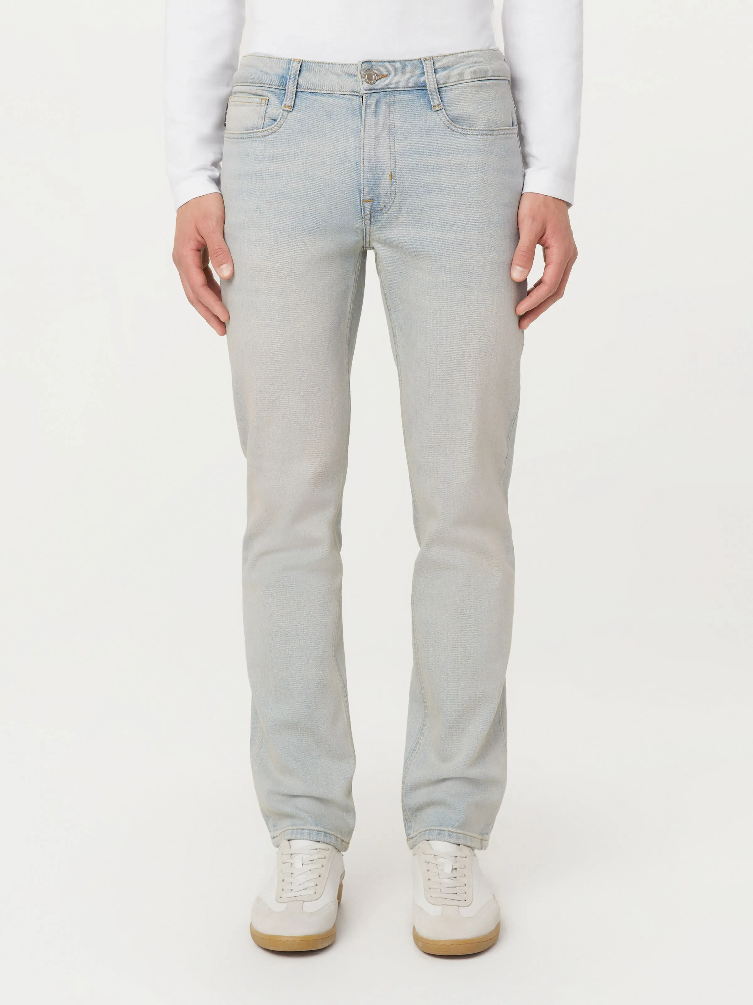 The Adam Slim Jean in Dirty Light Indigo sold by Frank & Oak product image thumbnail 3