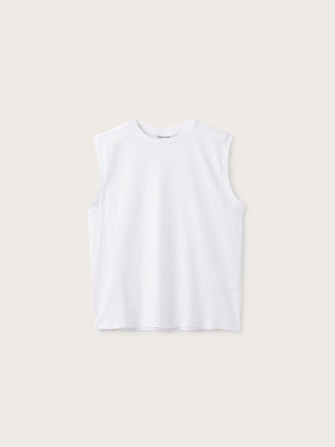 The Essential Tank Top in Bright White sold by Frank & Oak product image thumbnail 5