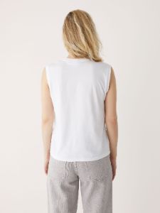The Essential Tank Top in Bright White sold by Frank & Oak