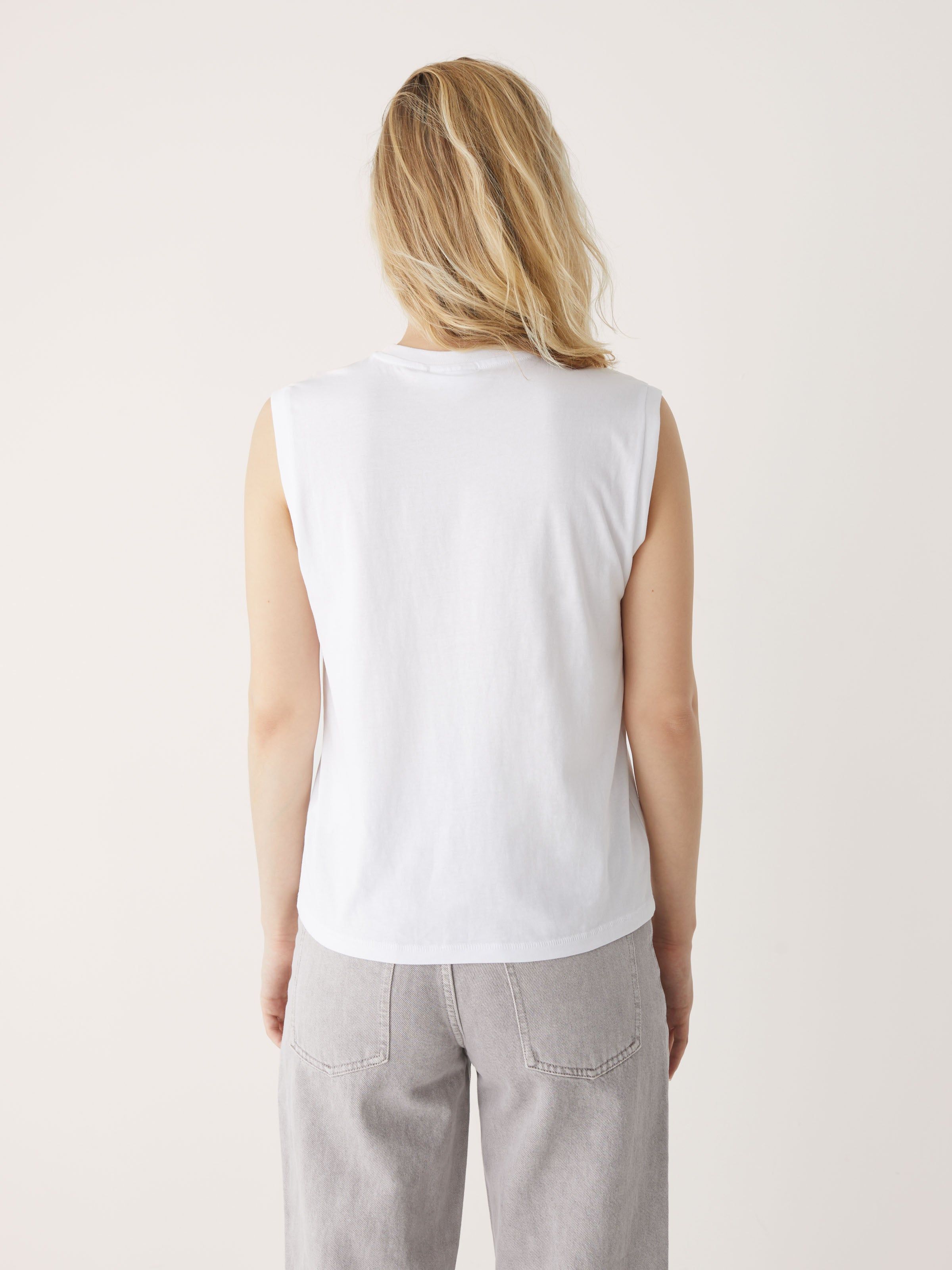 The Essential Tank Top in Bright White sold by Frank & Oak product image thumbnail 3