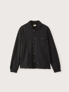 The French Terry Chore Jacket in Dark Navy sold by Frank & Oak