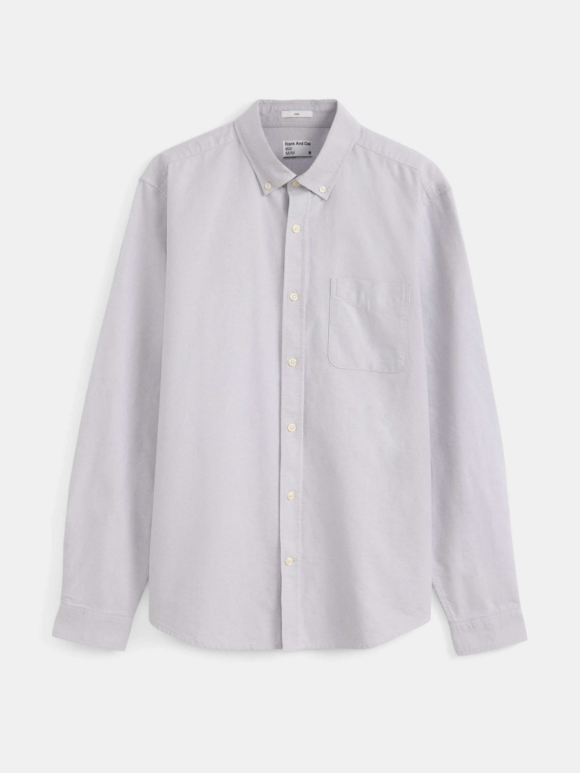 The Jasper Oxford Shirt in Grey sold by Frank & Oak