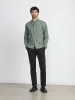The Jasper Oxford Shirt in Laurel Green sold by Frank & Oak