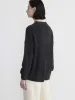 The Fuzzy V Neck Sweater in Dark Grey sold by Frank & Oak