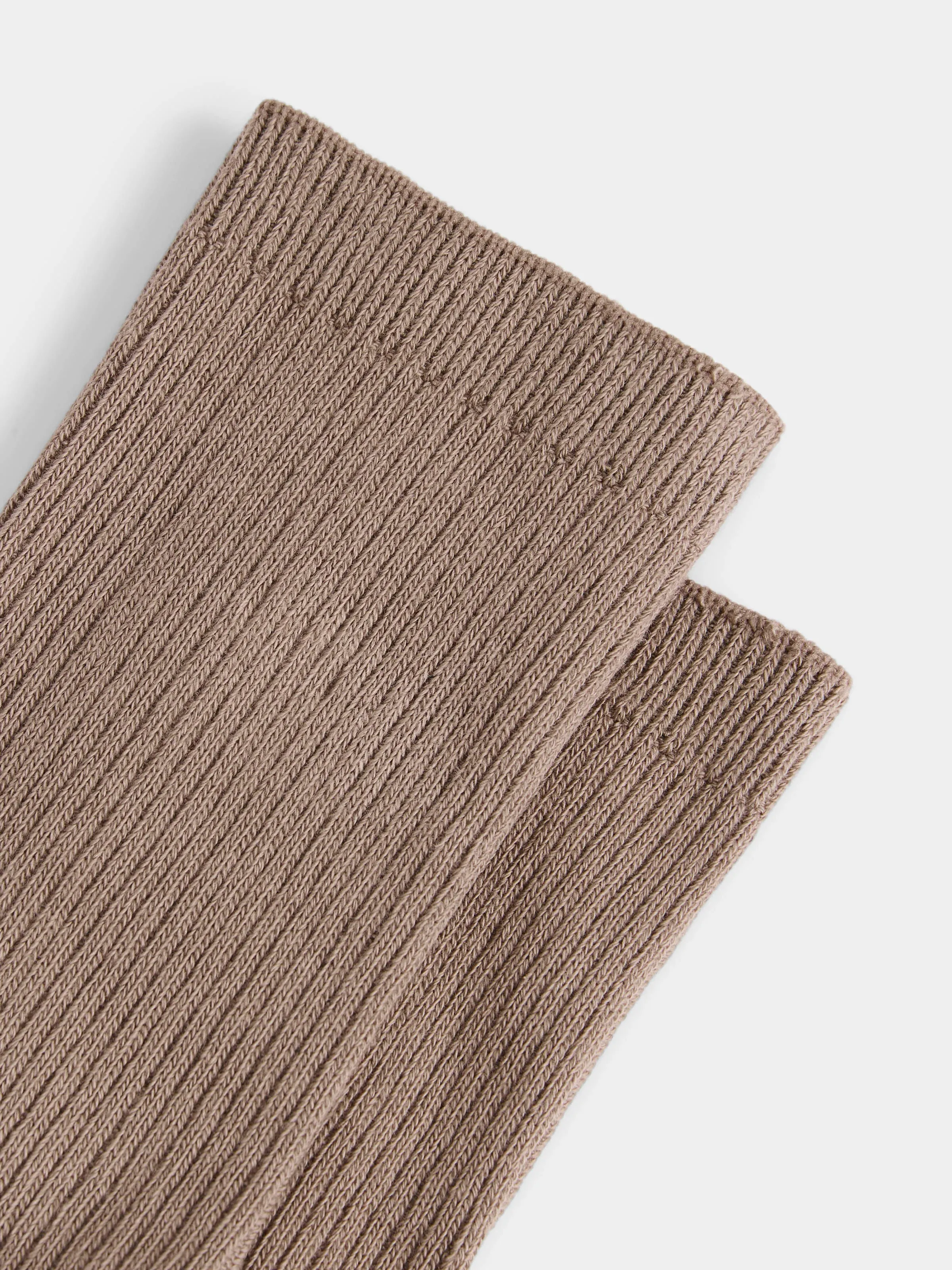 The Ribbed Socks in Beige sold by Frank & Oak product image thumbnail 2