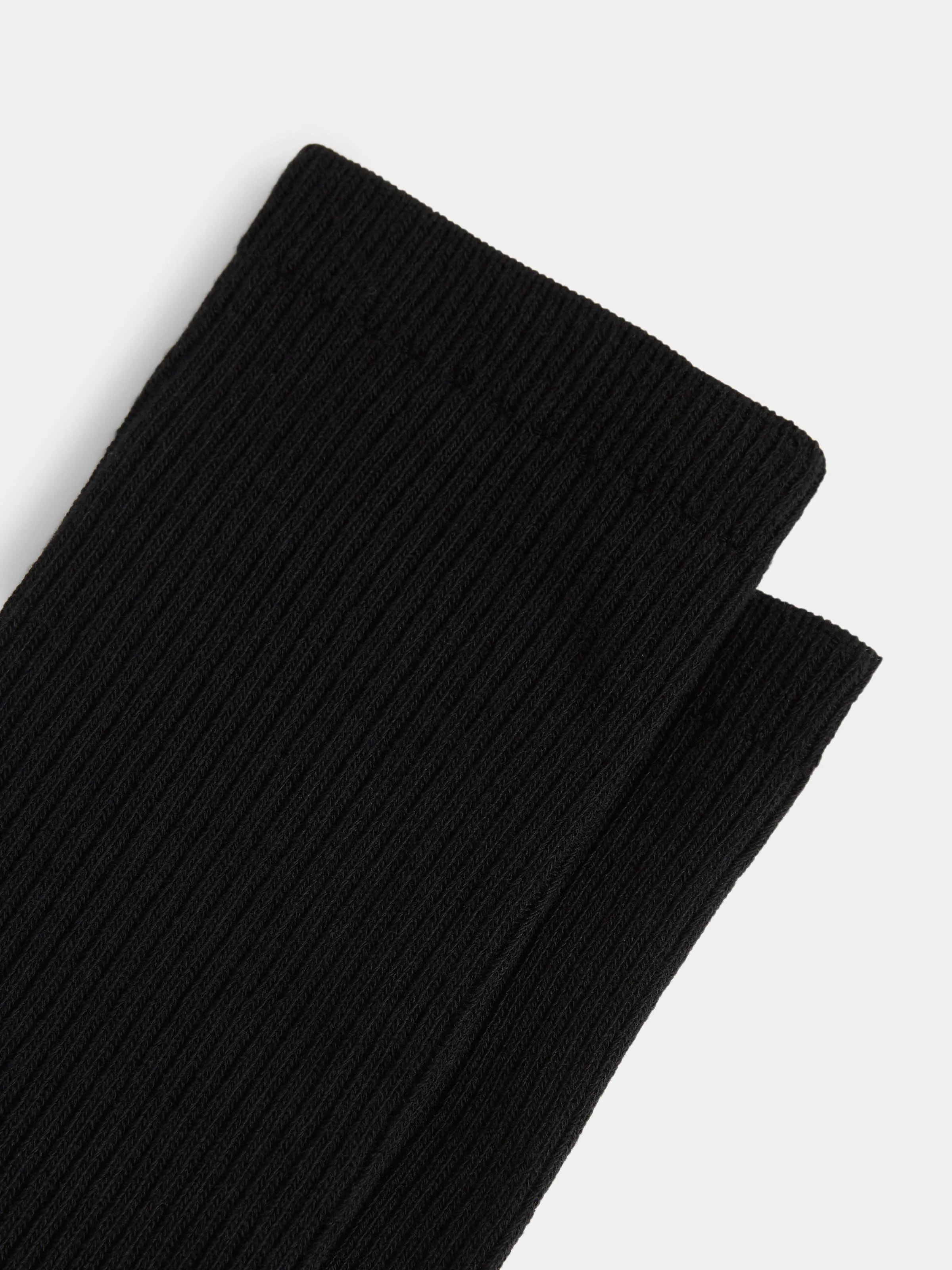 The Ribbed Socks in Black sold by Frank & Oak product image thumbnail 2