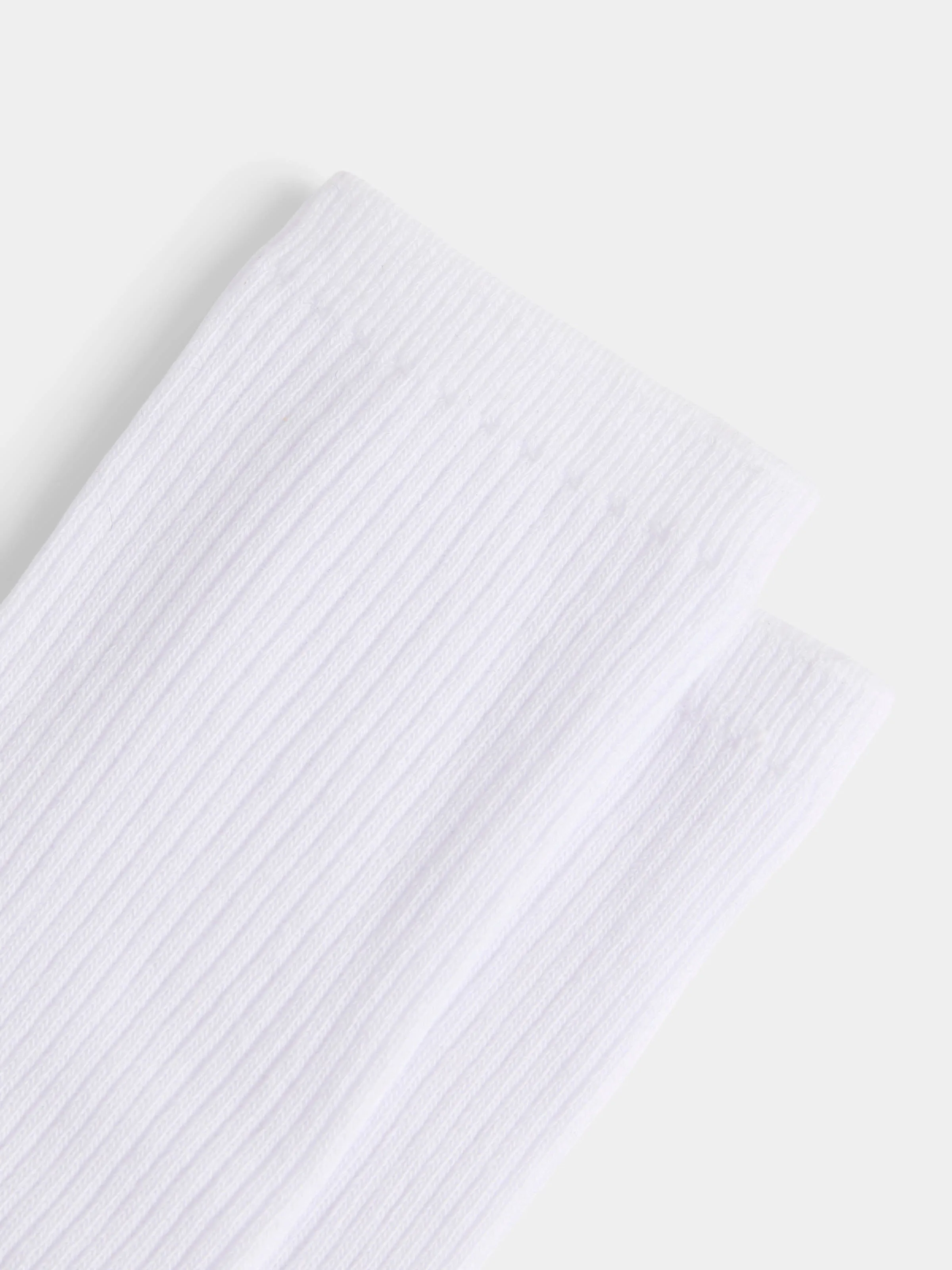 The Ribbed Socks in White sold by Frank & Oak product image thumbnail 2