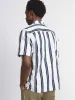The Striped Camp Collar Shirt in Blue sold by Frank & Oak