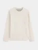 The Long Sleeve Ribbed T-Shirt in Cloud sold by Frank & Oak