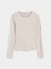 The Ribbed Long Sleeve Top in Grey sold by Frank & Oak