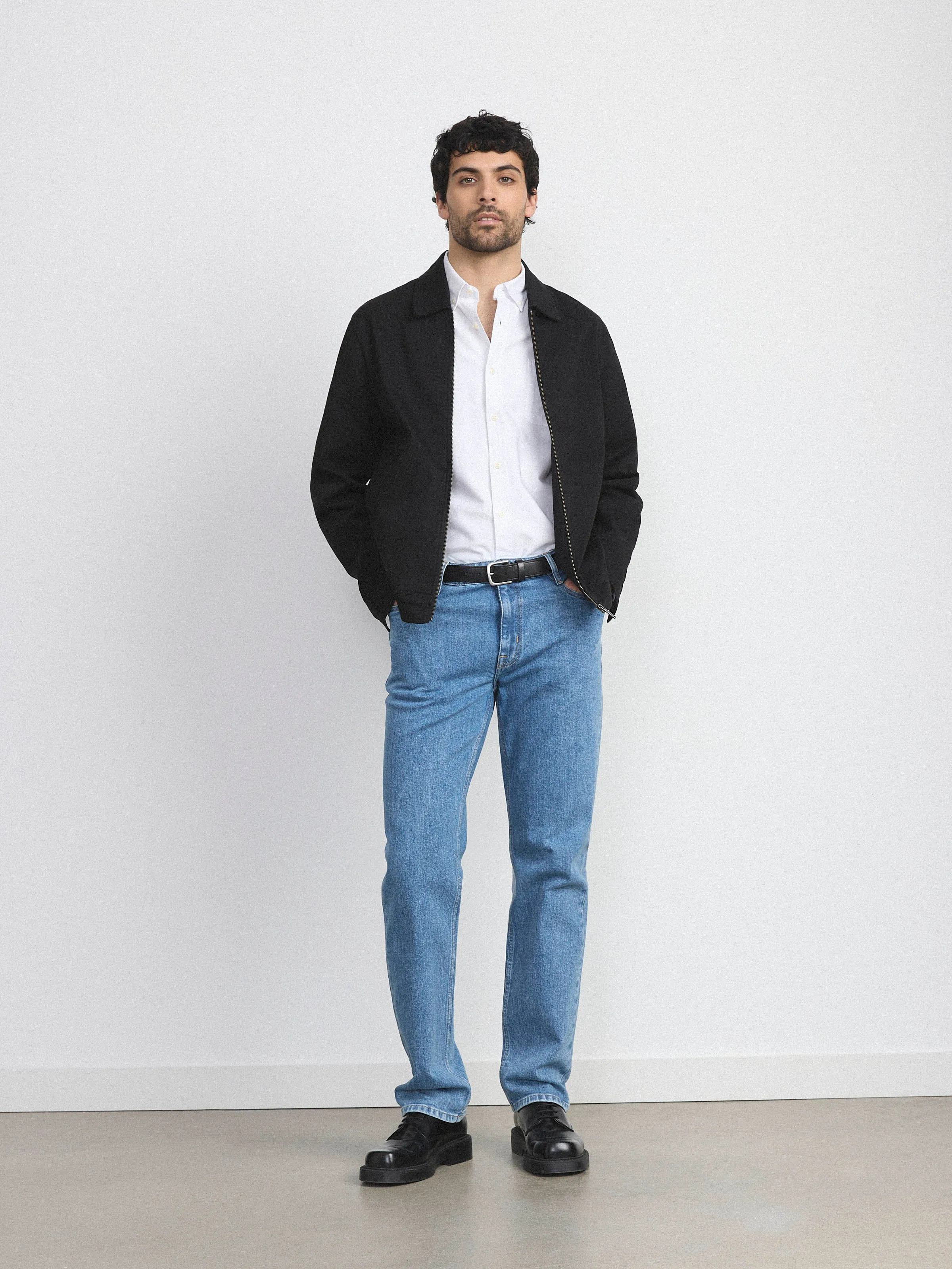 The Flex Point Collar Jacket in Black sold by Frank & Oak product image thumbnail 2