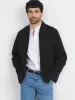 The Flex Point Collar Jacket in Black sold by Frank & Oak