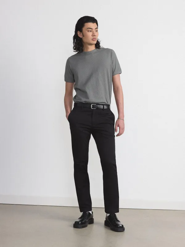 The Brunswick Chino Pant in Black sold by Frank & Oak