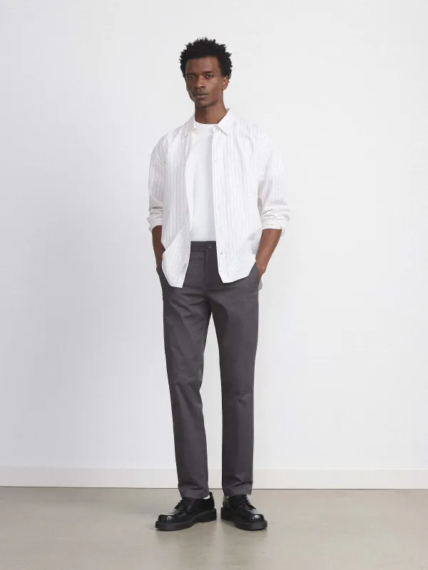 The Brunswick Chino Pant in Iron Grey sold by Frank & Oak