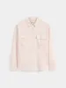 The Relaxed Linen Shirt in Blush sold by Frank & Oak