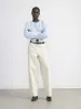 The Bubble Sleeve Cardigan in Light Blue sold by Frank & Oak