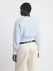 The Bubble Sleeve Cardigan in Light Blue sold by Frank & Oak