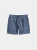 The Owen Light Corduroy Short in Storm Blue sold by Frank & Oak